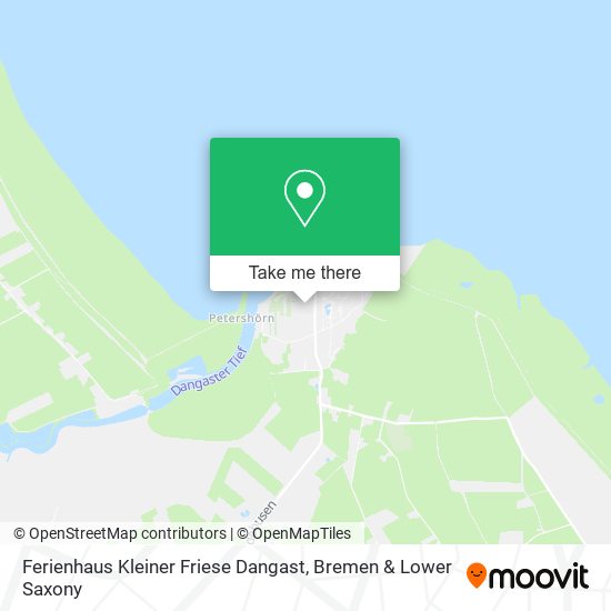 Ferienhaus Kleiner Friese Dangast map