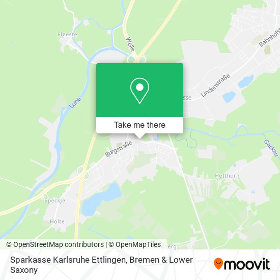 Sparkasse Karlsruhe Ettlingen map
