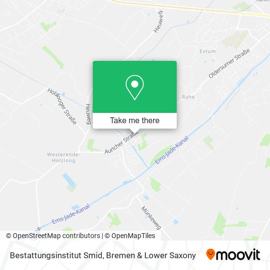 Bestattungsinstitut Smid map