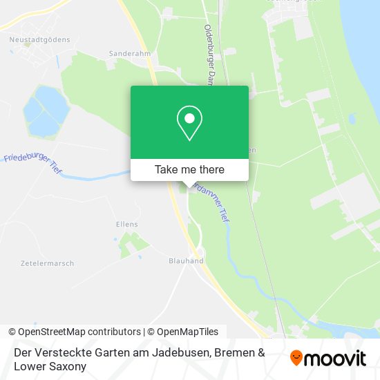 Der Versteckte Garten am Jadebusen map