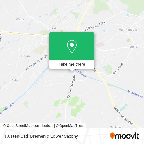 Küsten-Cad map