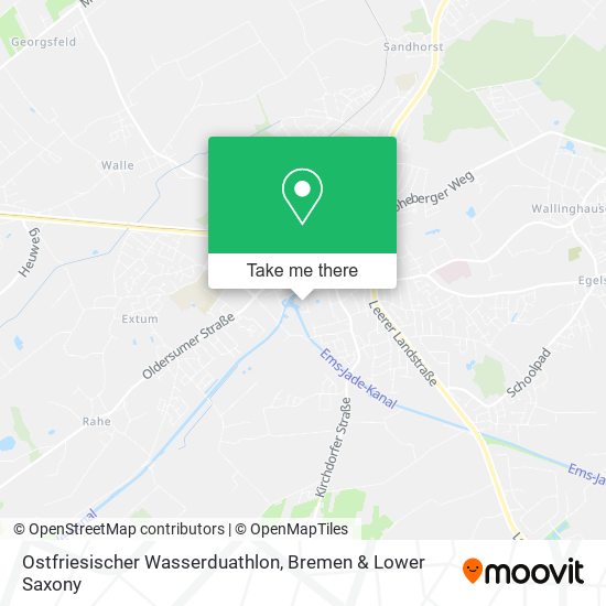 Ostfriesischer Wasserduathlon map