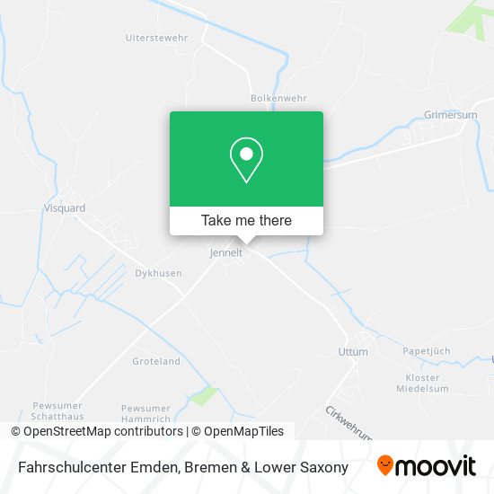 Fahrschulcenter Emden map