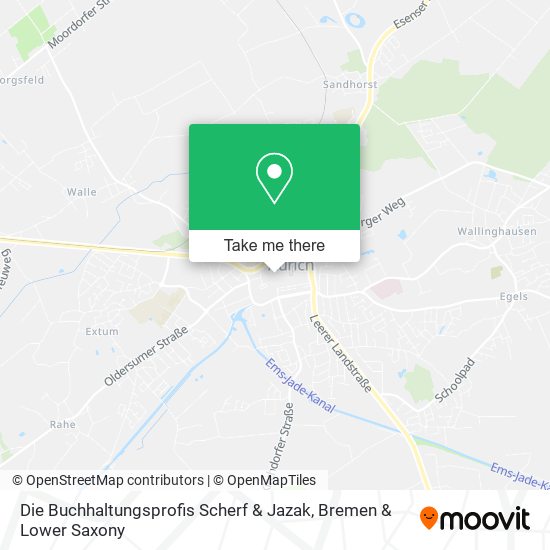 Die Buchhaltungsprofis Scherf & Jazak map