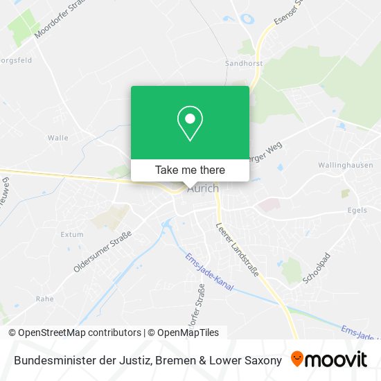 Bundesminister der Justiz map