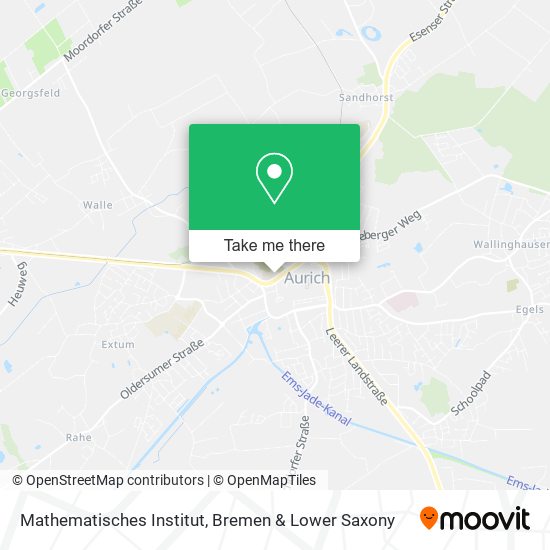 Mathematisches Institut map