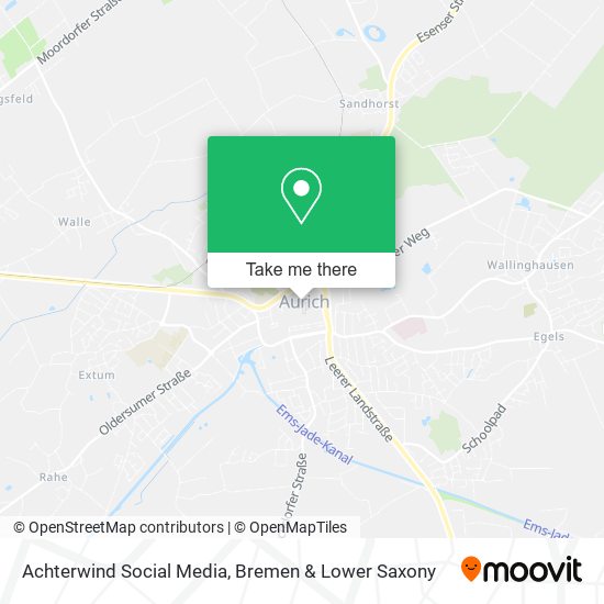 Achterwind Social Media map