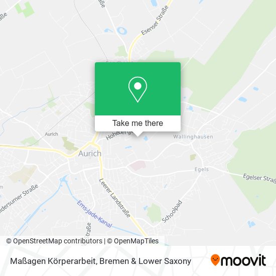 Maßagen Körperarbeit map