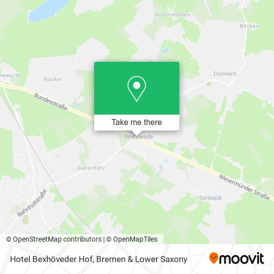 Hotel Bexhöveder Hof map