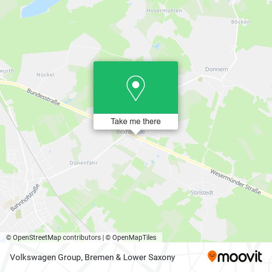 Volkswagen Group map