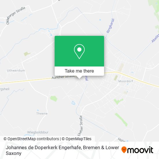 Johannes de Doperkerk Engerhafe map