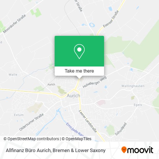 Allfinanz Büro Aurich map