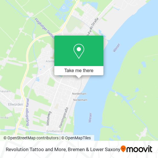 Revolution Tattoo and More map