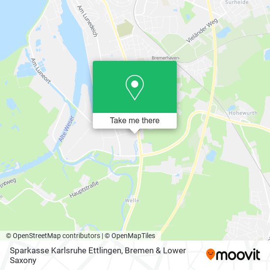 Sparkasse Karlsruhe Ettlingen map