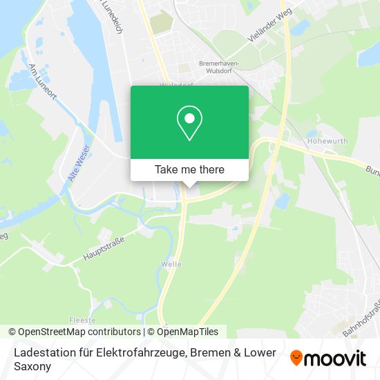 Ladestation für Elektrofahrzeuge map