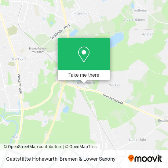 Gaststätte Hohewurth map