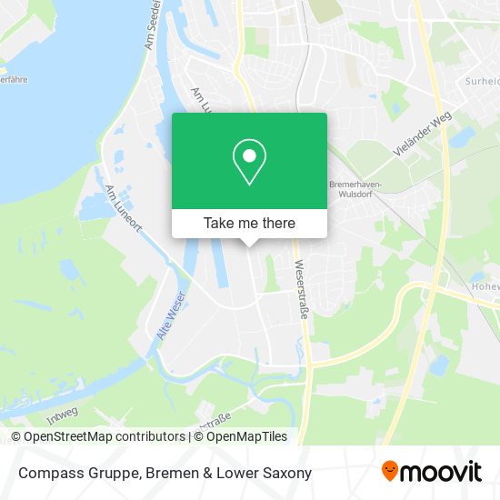 Compass Gruppe map