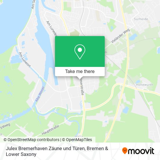 Julex Bremerhaven Zäune und Türen map