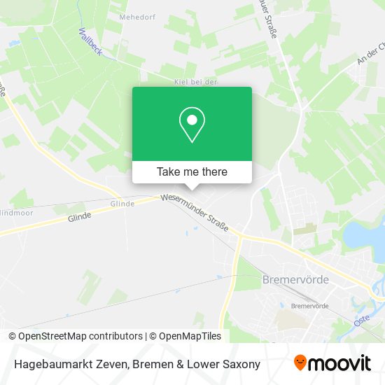 Hagebaumarkt Zeven map