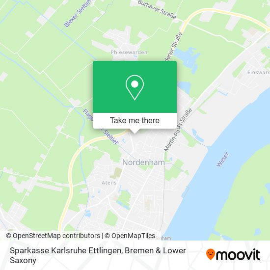 Sparkasse Karlsruhe Ettlingen map