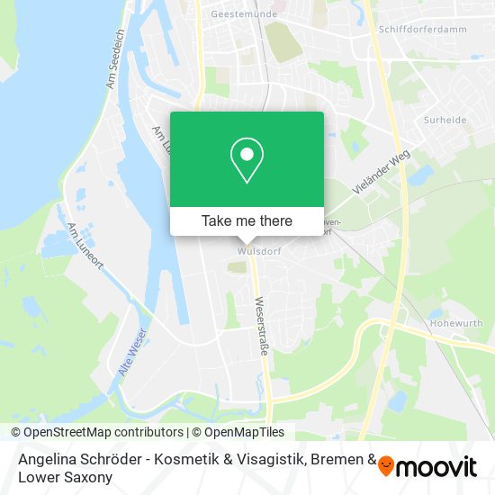 Angelina Schröder - Kosmetik & Visagistik map