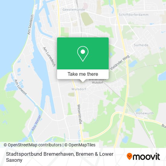 Stadtsportbund Bremerhaven map