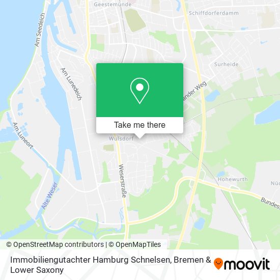 Immobiliengutachter Hamburg Schnelsen map
