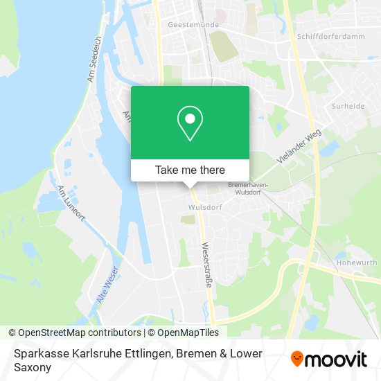 Sparkasse Karlsruhe Ettlingen map