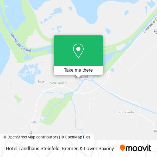 Hotel Landhaus Steinfeld map