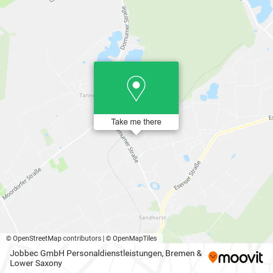 Карта Jobbec GmbH Personaldienstleistungen