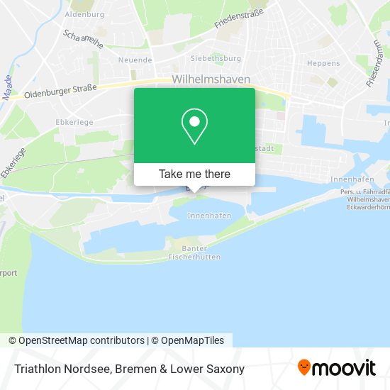 Triathlon Nordsee map