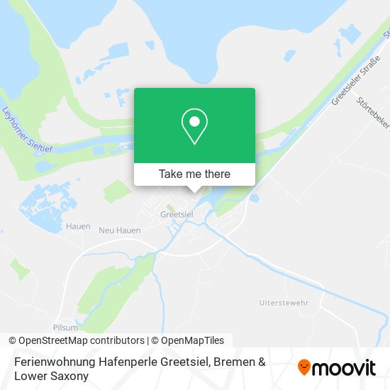 Ferienwohnung Hafenperle Greetsiel map