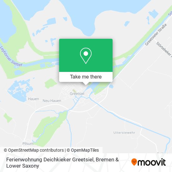 Ferienwohnung Deichkieker Greetsiel map