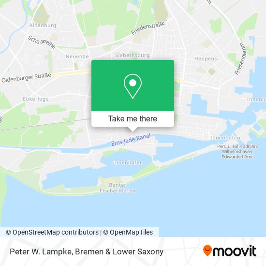 Peter W. Lampke map