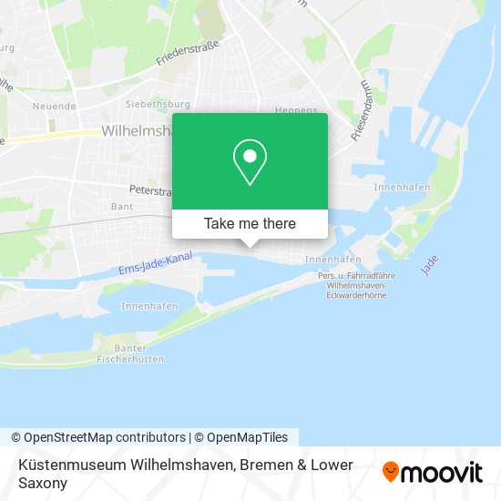 Küstenmuseum Wilhelmshaven map