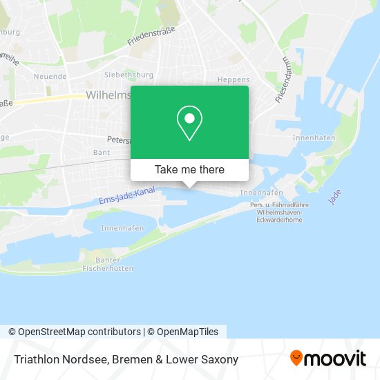 Triathlon Nordsee map