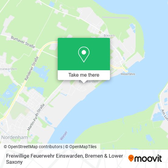 Freiwillige Feuerwehr Einswarden map