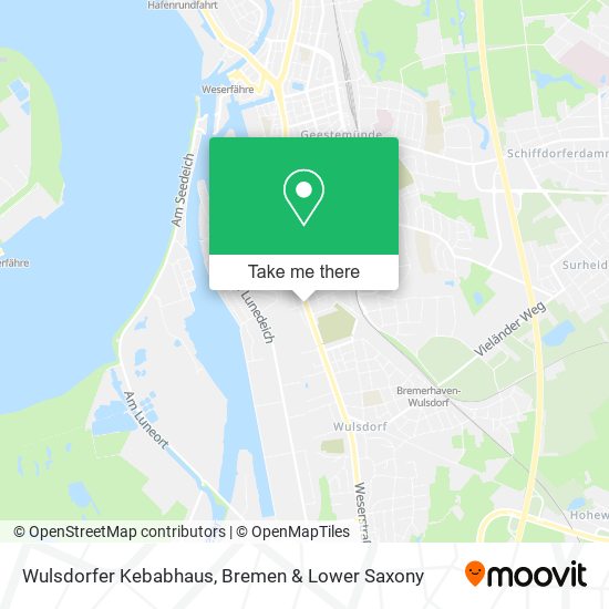 Wulsdorfer Kebabhaus map