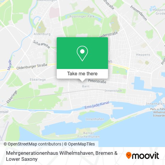 Mehrgenerationenhaus Wilhelmshaven map