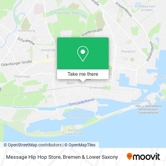 Message Hip Hop Store map