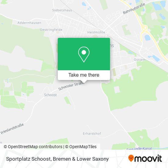 Sportplatz Schoost map