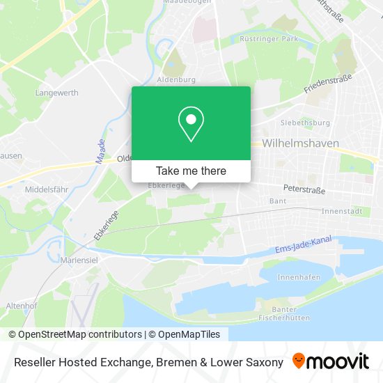 Reseller Hosted Exchange map