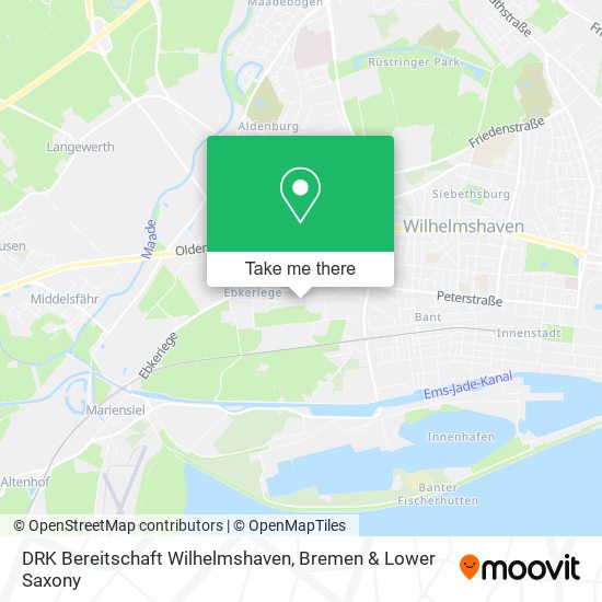 DRK Bereitschaft Wilhelmshaven map