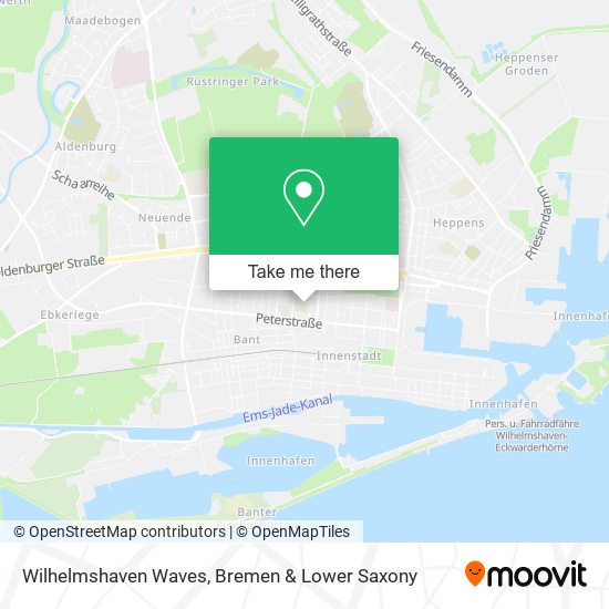 Wilhelmshaven Waves map