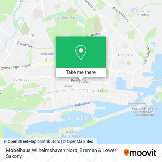 Möbelhaus Wilhelmshaven Nord map