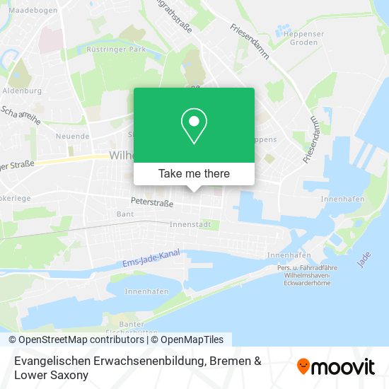 Evangelischen Erwachsenenbildung map