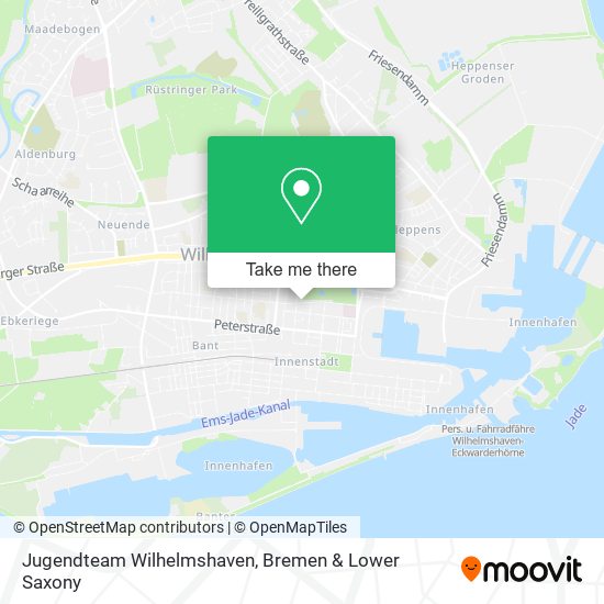 Jugendteam Wilhelmshaven map