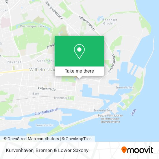 Kurvenhaven map