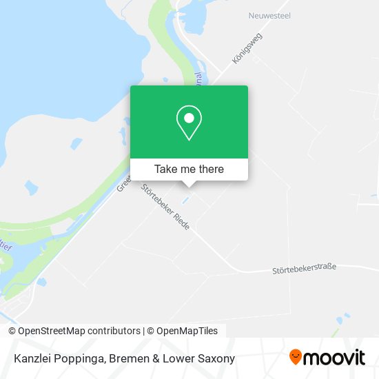 Kanzlei Poppinga map
