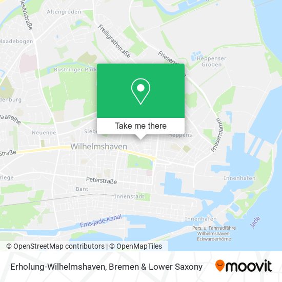 Erholung-Wilhelmshaven map